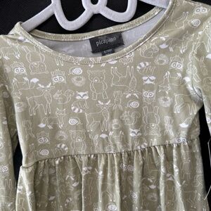 Picapino Kids Casual Dress - Green